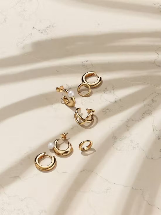 hoop earrings