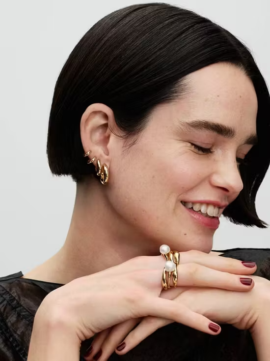 hoop earrings