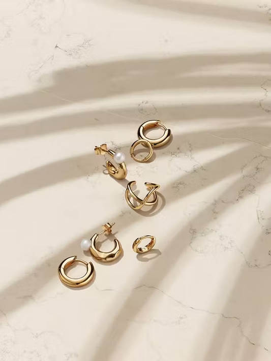 hoop earrings